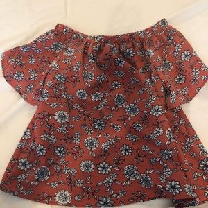 Off the shoulder top